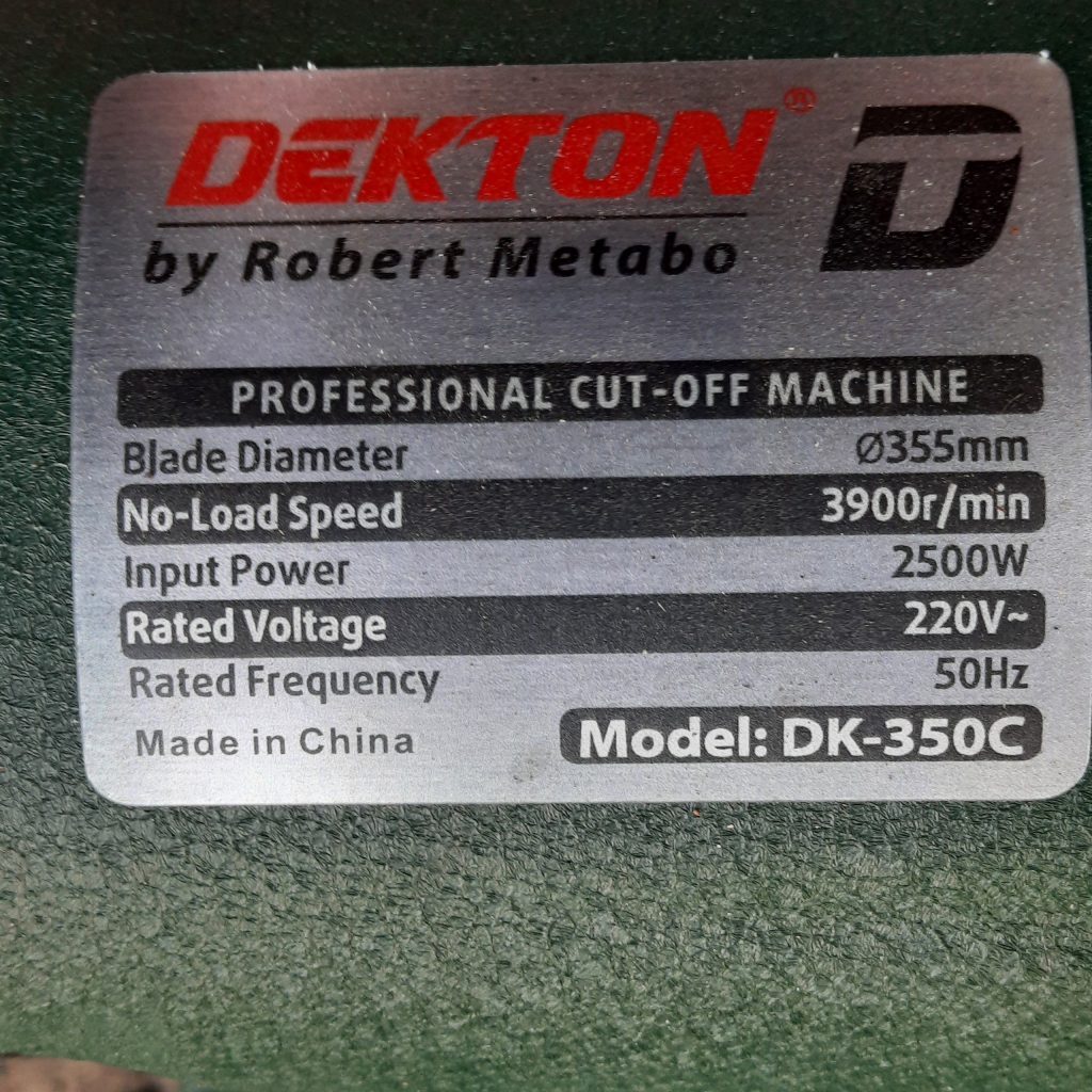 Máy cắt sắt Dekton DK-350c
