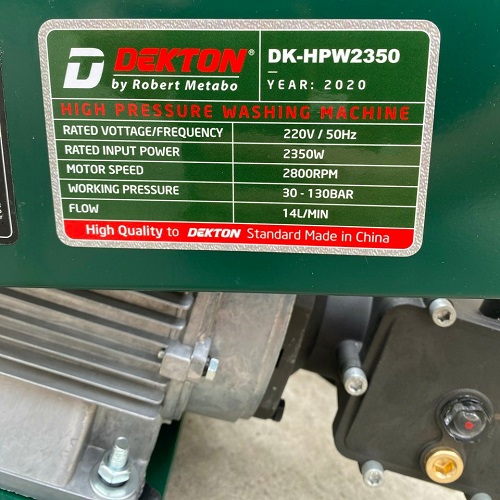 Máy Rửa Xe Dekton DK-HPW2350