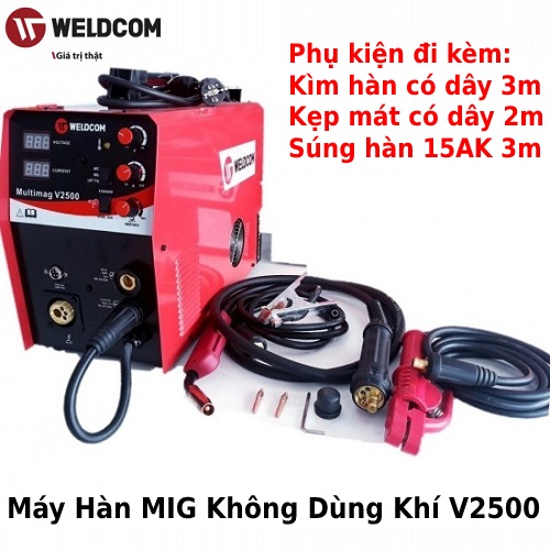 MIG Không Dùng Khí Weldcom Multimag V2500