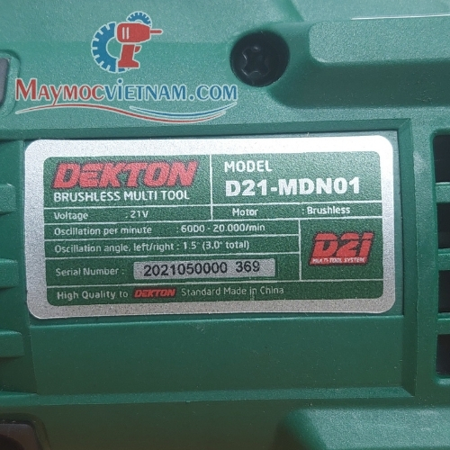 Máy đa năng dùng pin Dekton D21-MDN01