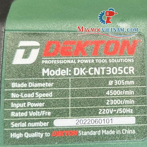 Máy Cắt Nhôm Trượt Dekton DK-CNT305CR