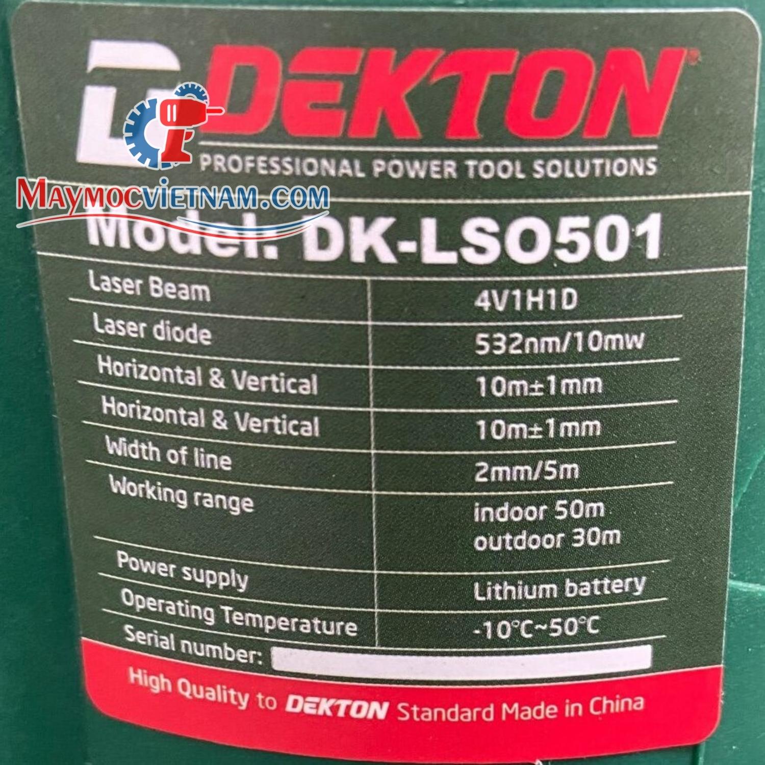 Máy Cân Mực Laser Dekton DK-LS0501