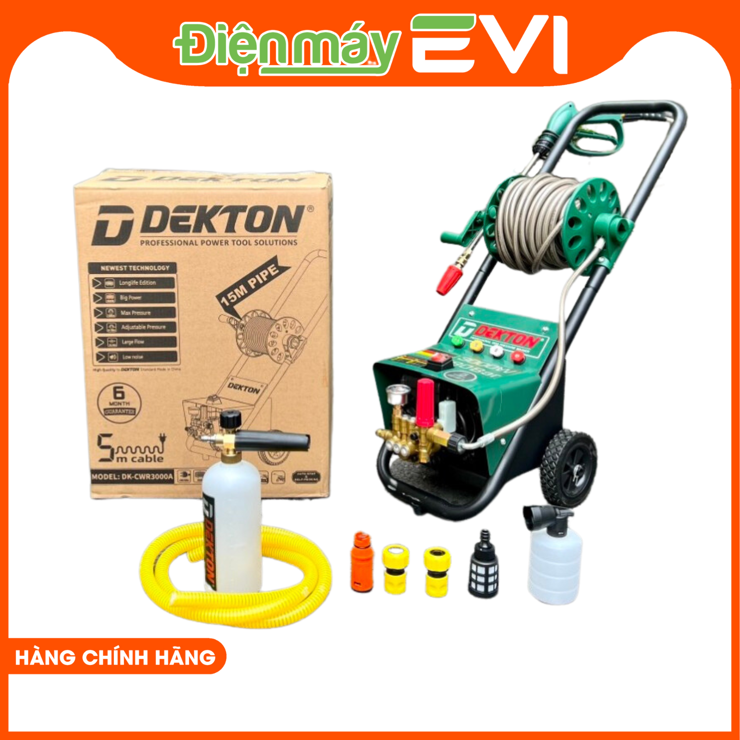 Máy rửa xe Dekton DK-CWR3000A