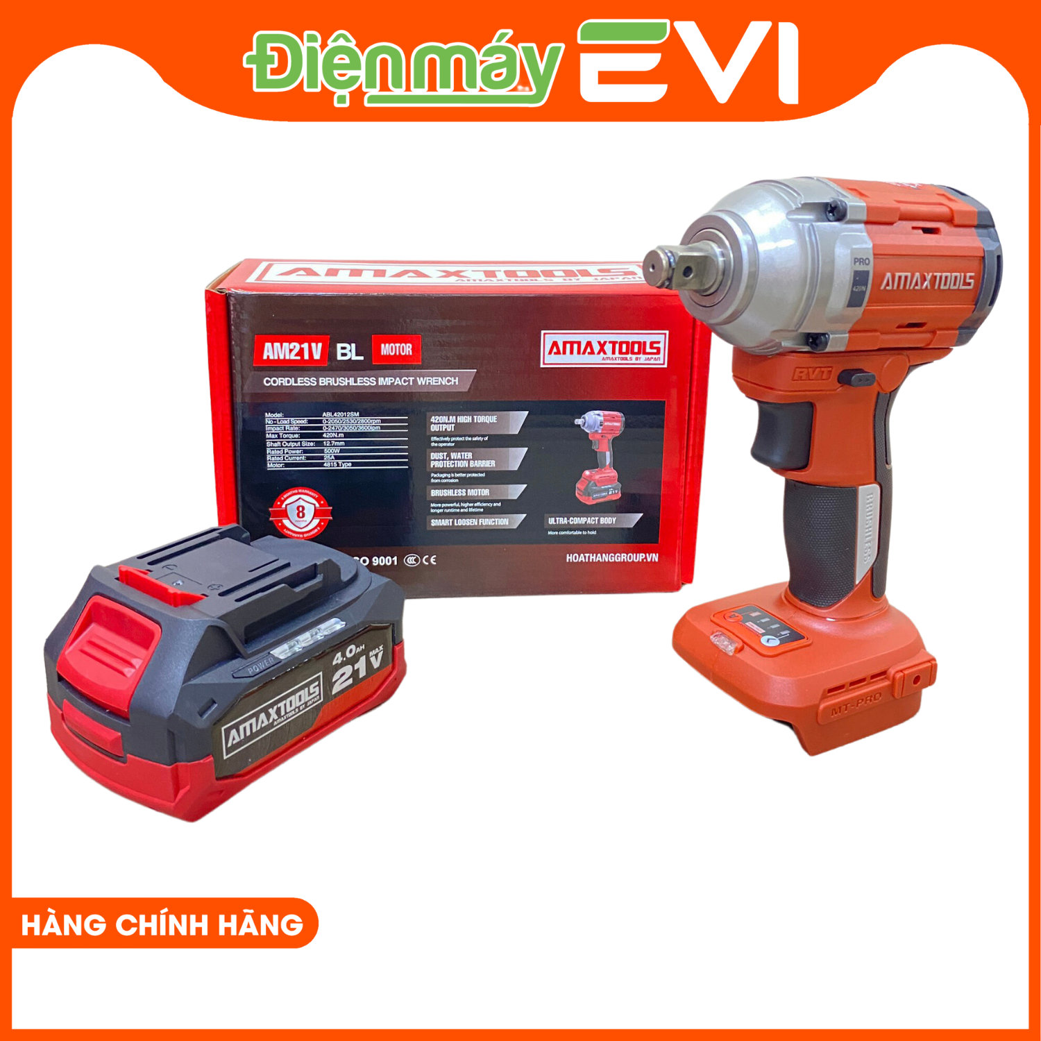 Máy siết bulong pin Amaxtools ABL42012SW