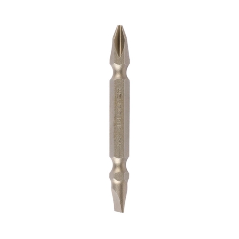 Mũi vít 2 đầu bằng thép S2 PH2-SL6 × 65mm (10 cái/ bộ) 