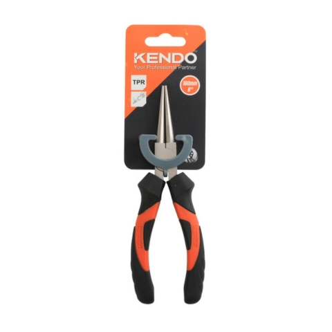 Kìm nhọn mũi tròn 6 inch 160mm Kendo - 10601