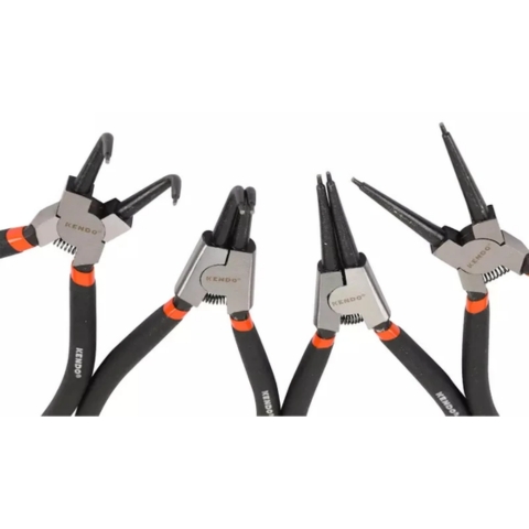 Bộ kìm mở phe 4 cái chuyên nghiệp 7 inch 180mm Kendo - 11510