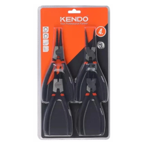 Bộ kìm mở phe 4 cái chuyên nghiệp 7 inch 180mm Kendo - 11510