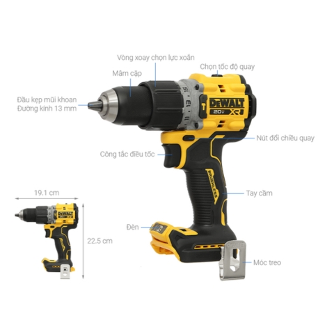 Máy khoan pin Dewalt DCD805N-B1