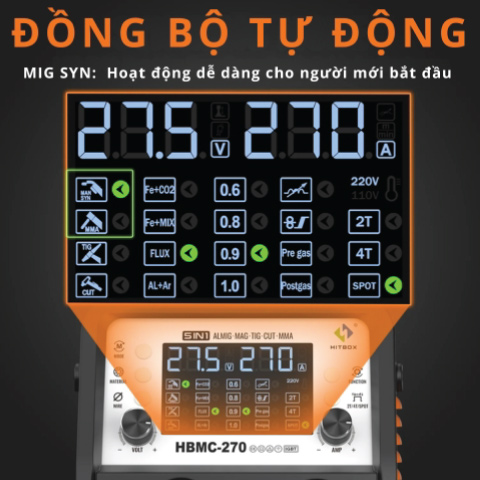 Máy hàn MIG Hitbox HBMC-270
