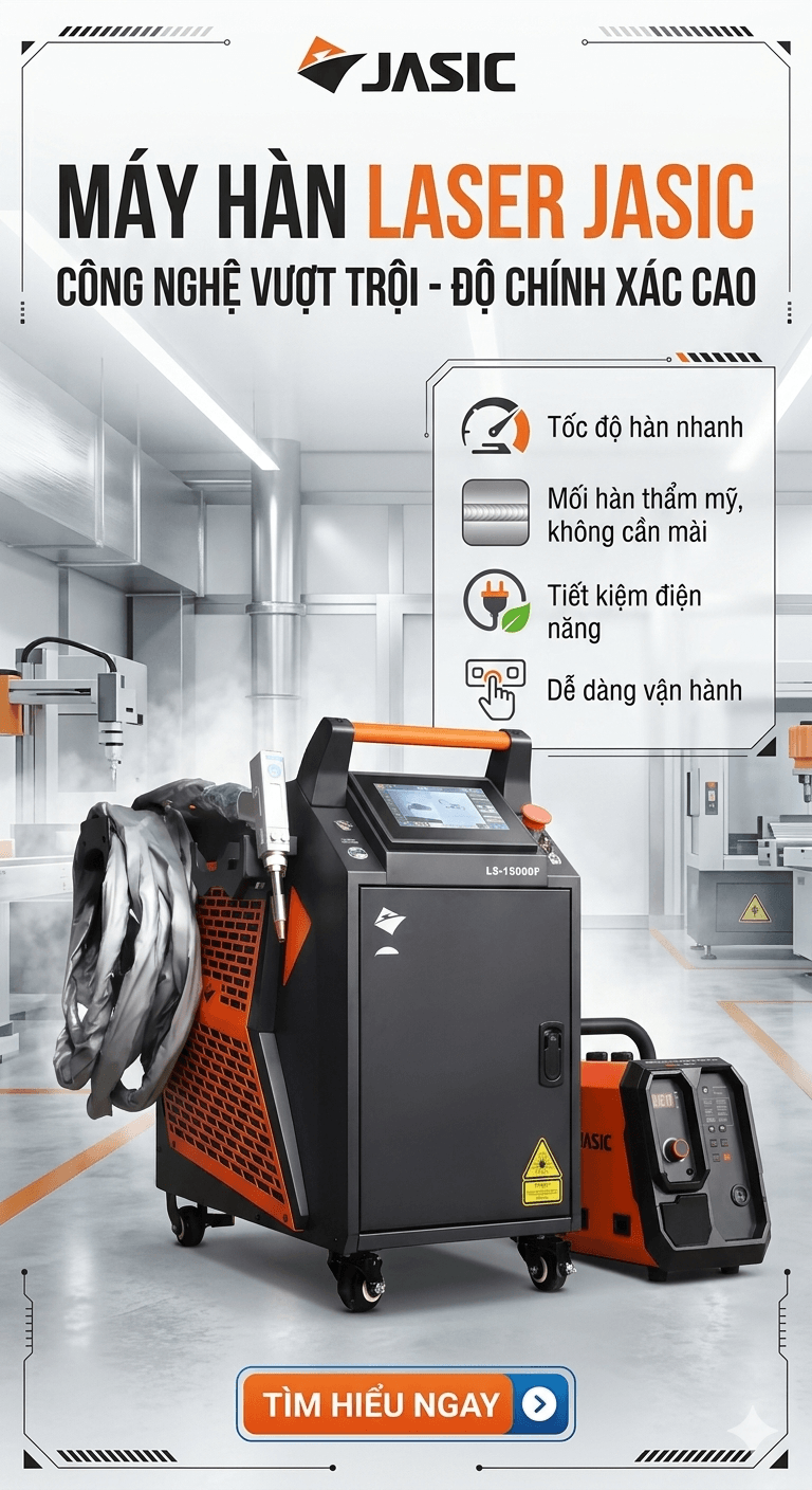 Banner máy hàn laser Jasic