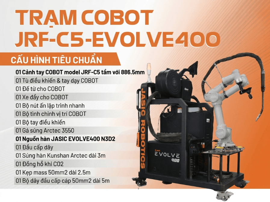 TRẠM COBOT JASIC JRF-C5-EVOLVE400 Chính Hãng