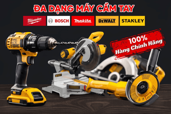 Dụng cụ dùng pin và dùng điện cầm tay